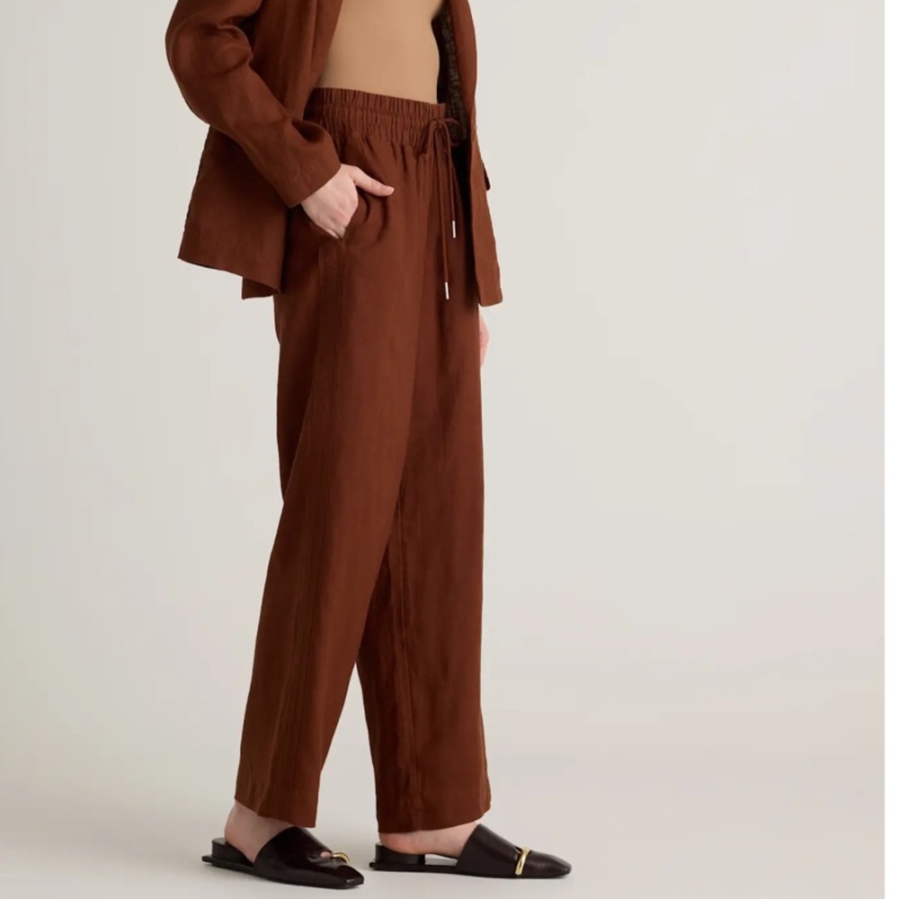 Quince Linen drawstring pants